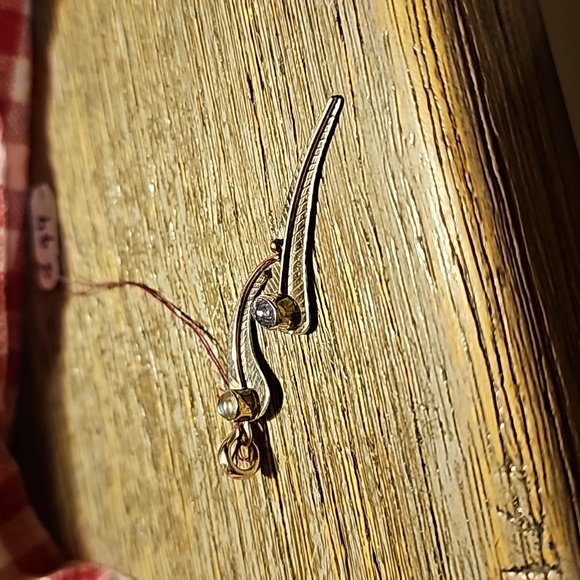 Sterling Silver Double feather 🪶 pendant - Picture 3 of 5